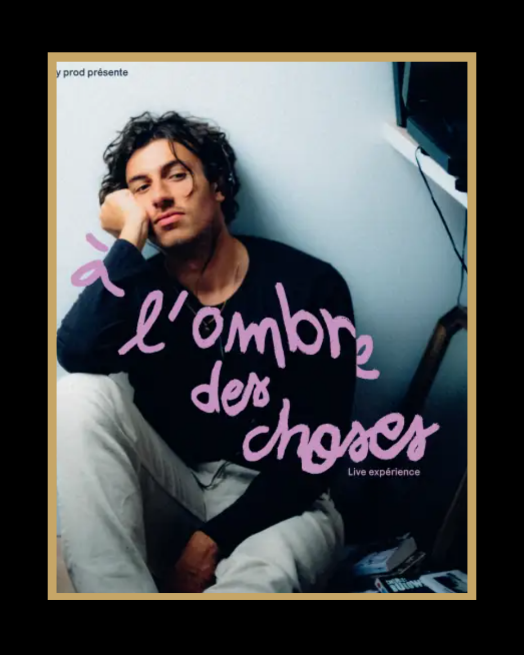 Affiche du spectacle À l’ombre des choses à la Divine Comédie avec Anatole Édouard Nicolo