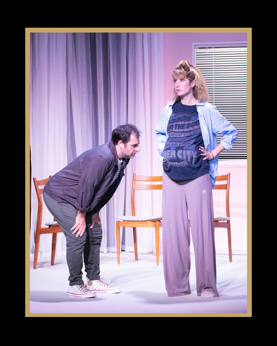 Grégory Montel sur scène dans la pièce C’est comme ça au Théâtre de la Pépinière à Paris